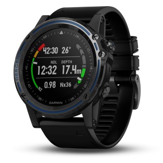 Garmin Descent MK1 Titan Tauchcomputer mit GPS - Silikonarmband