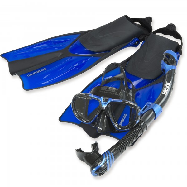 Schnorchelset Dolphin mit Trockenschnorchel